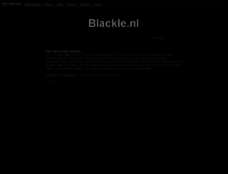 blackle.nl screenshot