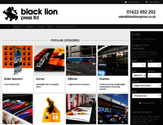 blacklionpress.co.uk screenshot