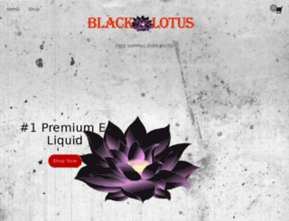 blacklotuseliquid.com screenshot