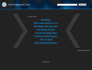 blackmagicinuk.com screenshot