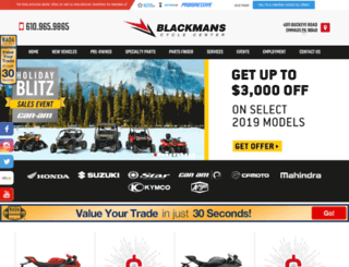 blackmanscycle.com screenshot