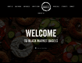 blackmarketbagels.com.au screenshot