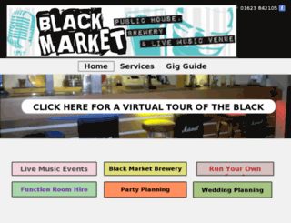 blackmarketvenue.co.uk screenshot