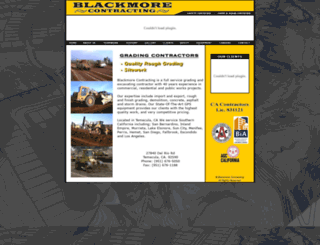 blackmorecontracting.com screenshot