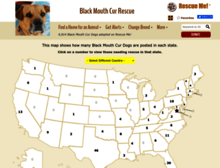 blackmouthcur.rescueme.org screenshot