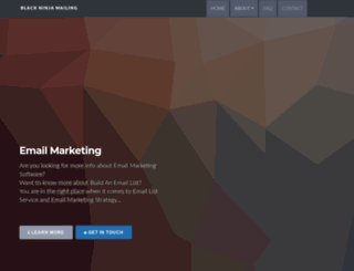 blackninjamailing.com screenshot