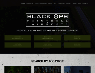 blackopspaintball.org screenshot