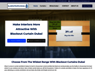 blackoutcurtaindubai.com screenshot