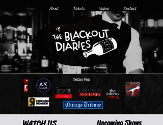 blackoutdiaries.info screenshot