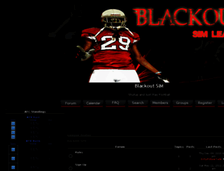 blackoutsim.forum-motion.com screenshot