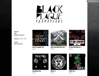 blackplague.storenvy.com screenshot