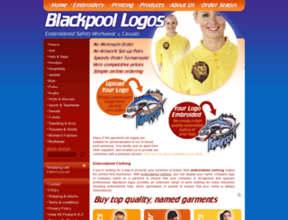 blackpool-logos.com screenshot