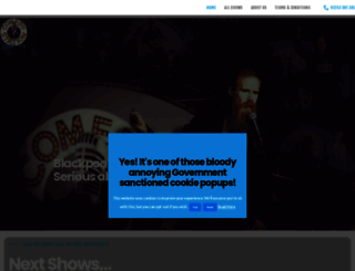 blackpoolcomedyclub.com screenshot