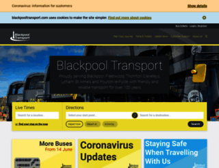 blackpooltransport.com screenshot