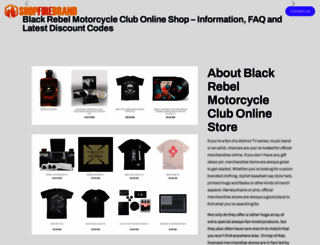 blackrebelmotorcycleclub.shopfirebrand.com screenshot