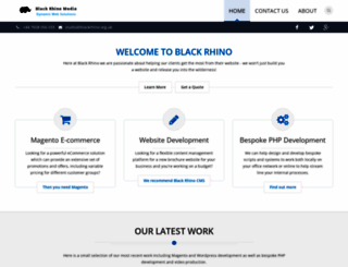 blackrhino.org.uk screenshot