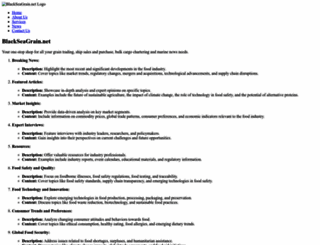 blackseagrain.net screenshot