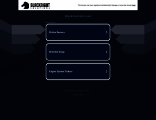 blackstarhalo.com screenshot