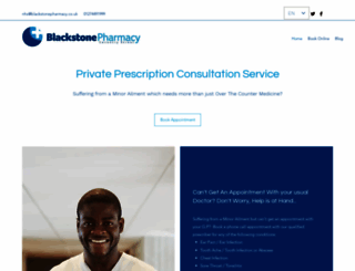 blackstonepharmacy.co.uk screenshot