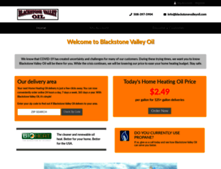 blackstonevalleyoil.com screenshot