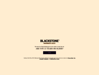 blackstonewinery.com screenshot