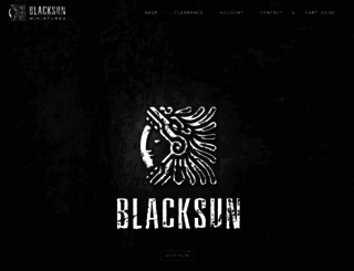 blacksunminiatures.co.uk screenshot