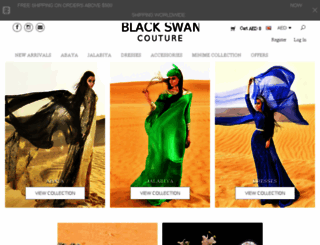 blackswancouture.com screenshot