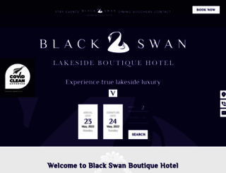 blackswanhotel.co.nz screenshot