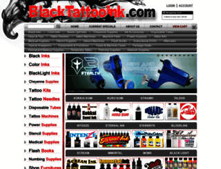 blacktattooink.com screenshot
