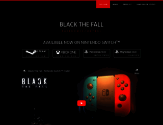 blackthefall.com screenshot