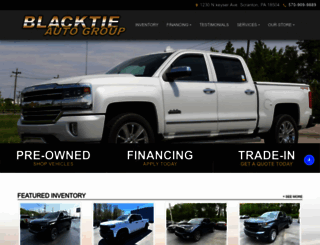 blacktieautogroup.com screenshot