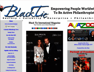 blacktiemagazine.com screenshot