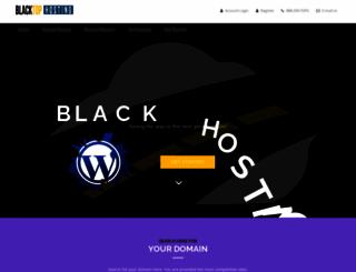 blacktophosting.com screenshot