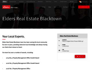 blacktown.eldersrealestate.com.au screenshot
