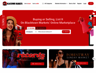 blacktownmarkets.com.au screenshot