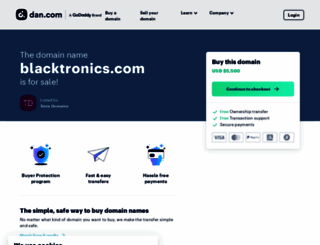blacktronics.com screenshot