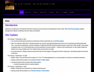 blackviper.com screenshot