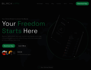 blackvpn.com screenshot