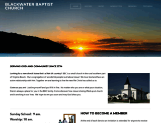 blackwaterbaptist.org screenshot