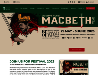 blackwatervalleyoperafestival.com screenshot