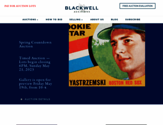 blackwellauctions.com screenshot