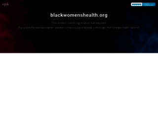 blackwomenshealth.org screenshot