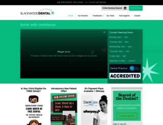 blackwooddental.com.au screenshot