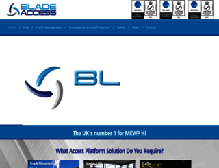 bladeaccess.co.uk screenshot