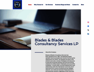 bladesandbladesconsultancy.com screenshot