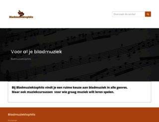 bladmuziektophits.nl screenshot
