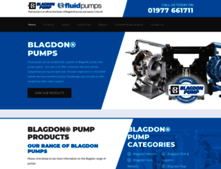 blagdonpumps.co.uk screenshot