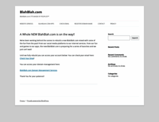 blahblah.com screenshot