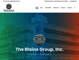 blainegroupinc.com screenshot