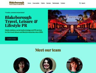 blakeboroughpr.com screenshot